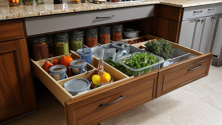 Organized spice boxes